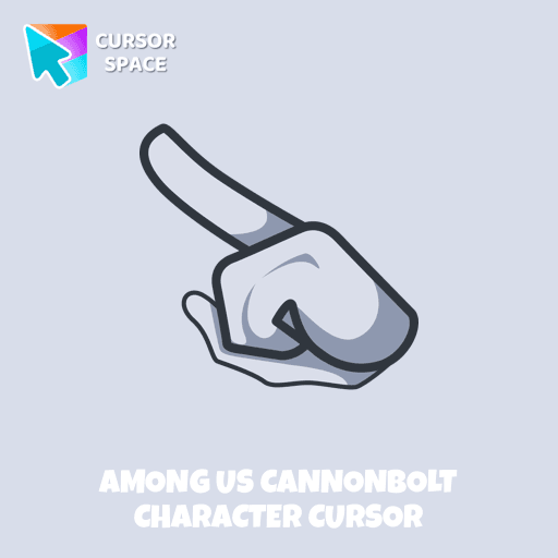 Among Us Cannonbolt Character cursor arrow cursor