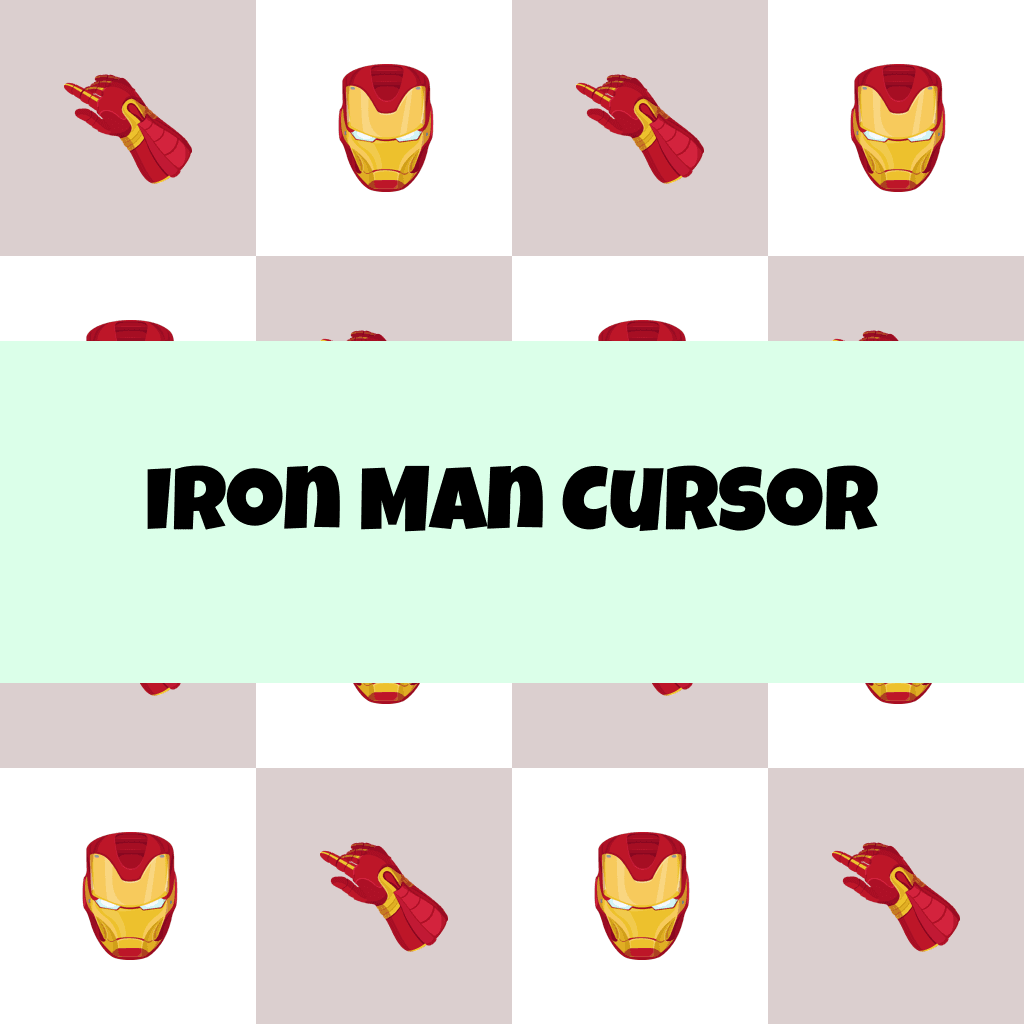 Preview Iron Man cursor custom cursor pack